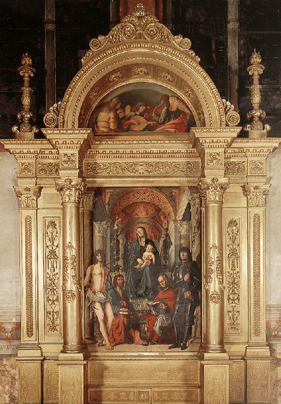 COSTA, Lorenzo Madonna and Saints dg France oil painting art